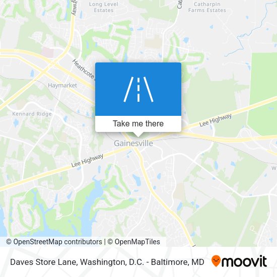 Mapa de Daves Store Lane