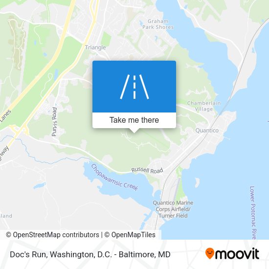 Doc's Run map