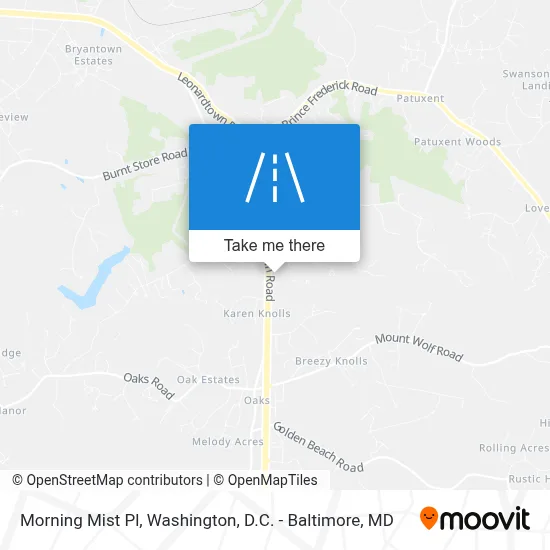 Morning Mist Pl map