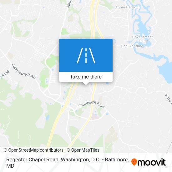 Mapa de Regester Chapel Road