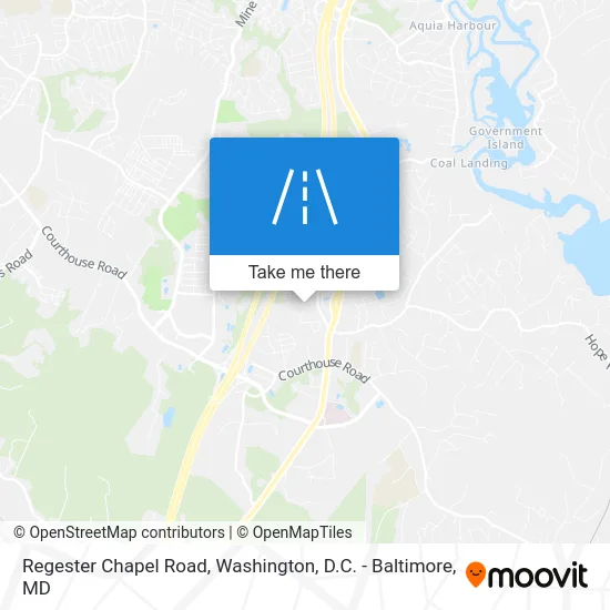 Regester Chapel Road map