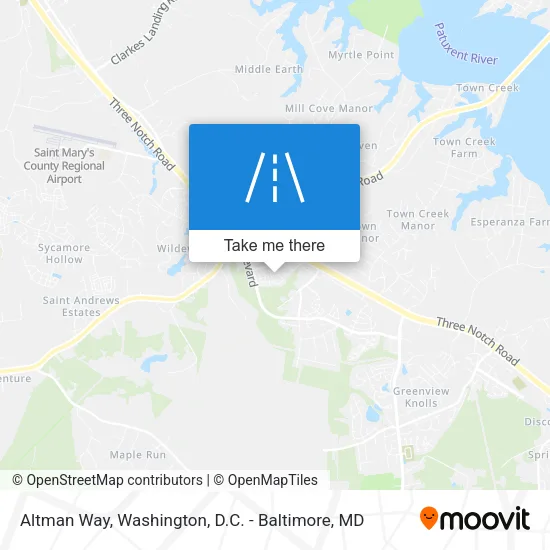 Altman Way map