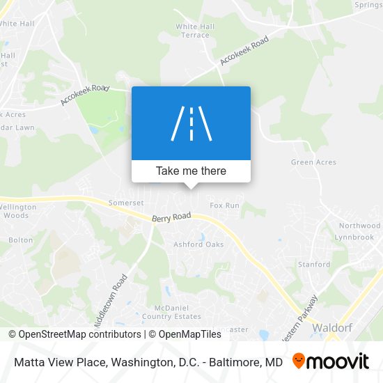 Matta View Place map
