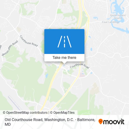 Mapa de Old Courthouse Road