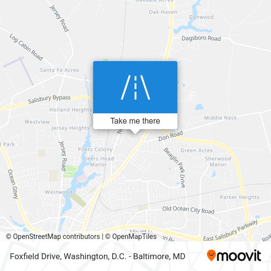 Foxfield Drive map
