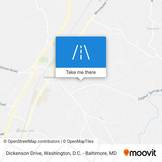 Dickenson Drive map