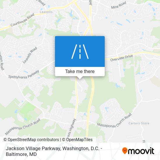 Jackson Village Parkway map