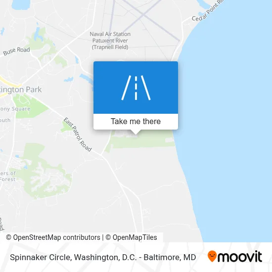 Spinnaker Circle map