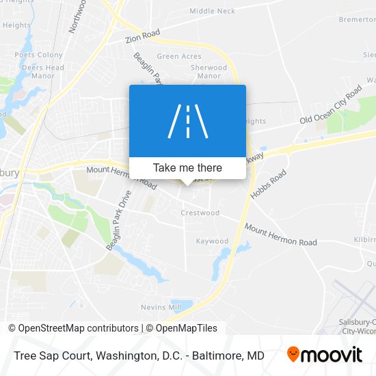 Tree Sap Court map