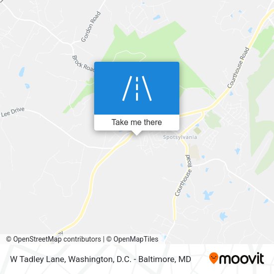 Mapa de W Tadley Lane