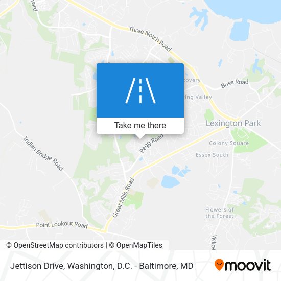 Jettison Drive map