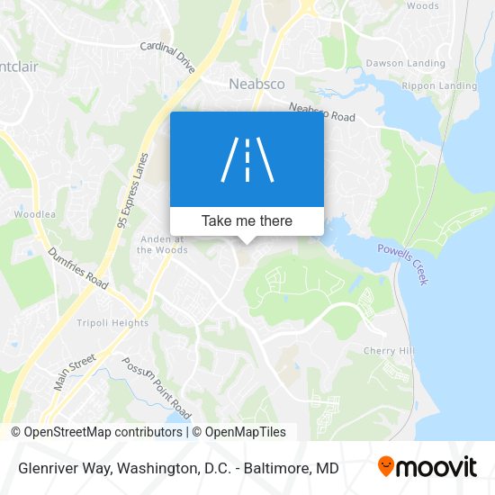 Glenriver Way map