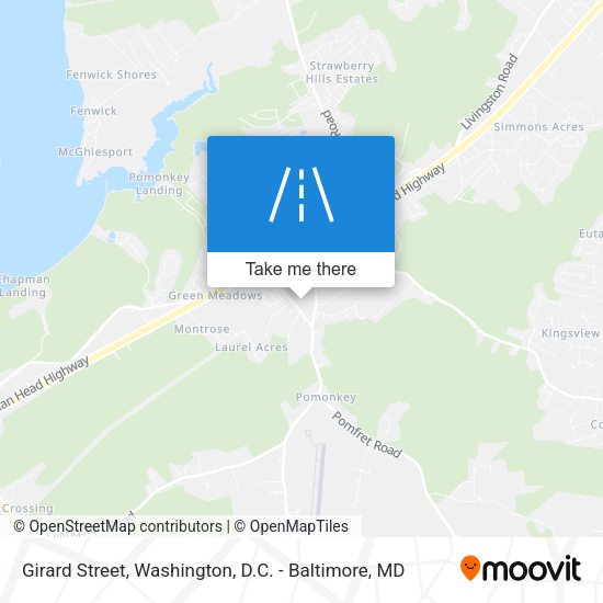 Mapa de Girard Street
