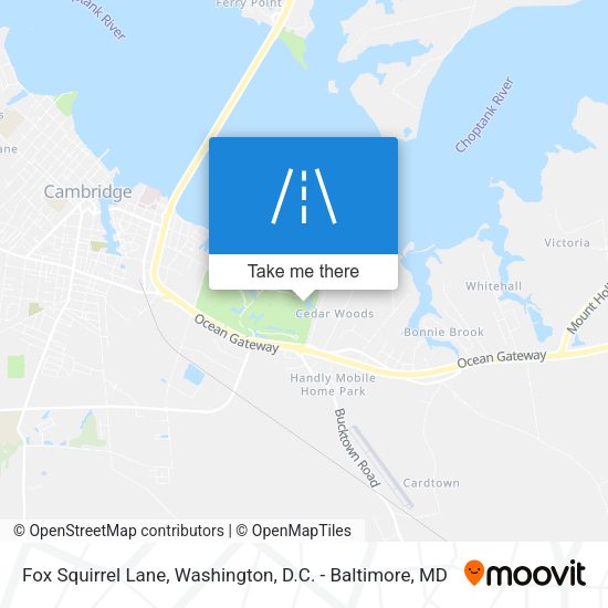 Mapa de Fox Squirrel Lane