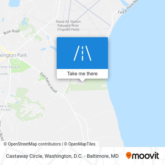 Mapa de Castaway Circle