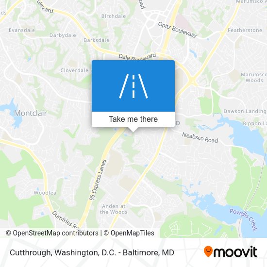 Cutthrough map
