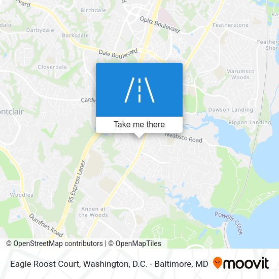 Eagle Roost Court map