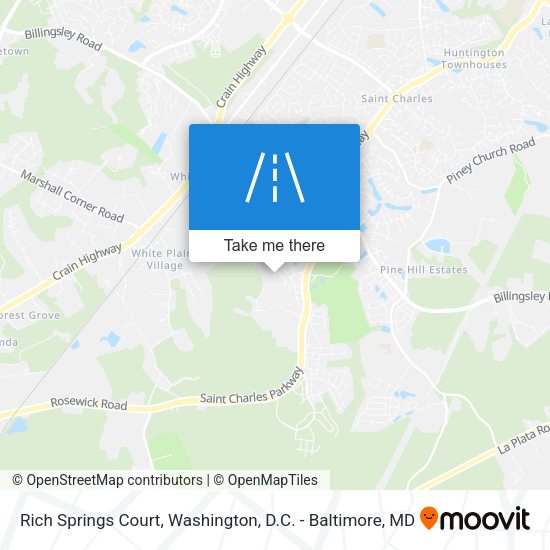 Rich Springs Court map