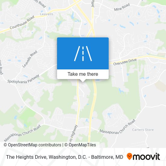 The Heights Drive map