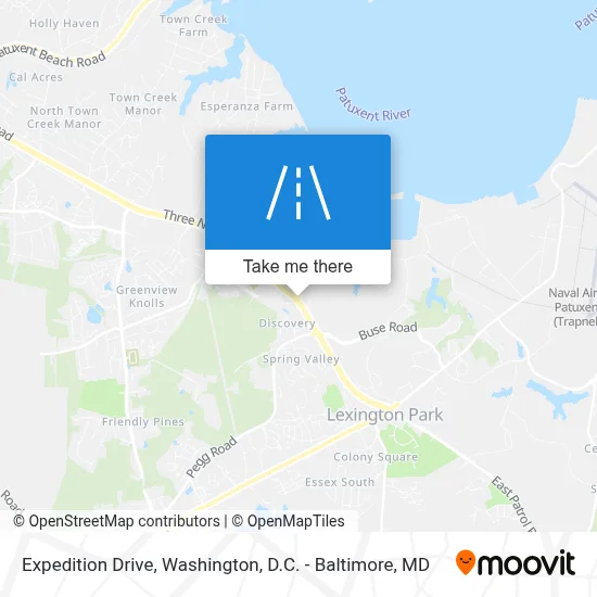 Expedition Drive map