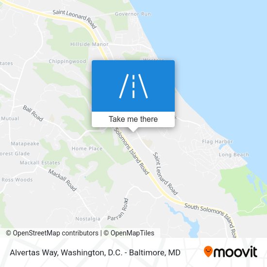 Alvertas Way map