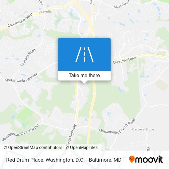 Red Drum Place map
