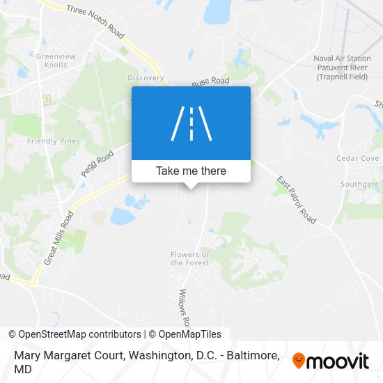 Mapa de Mary Margaret Court