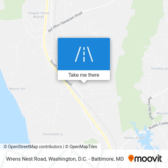 Wrens Nest Road map