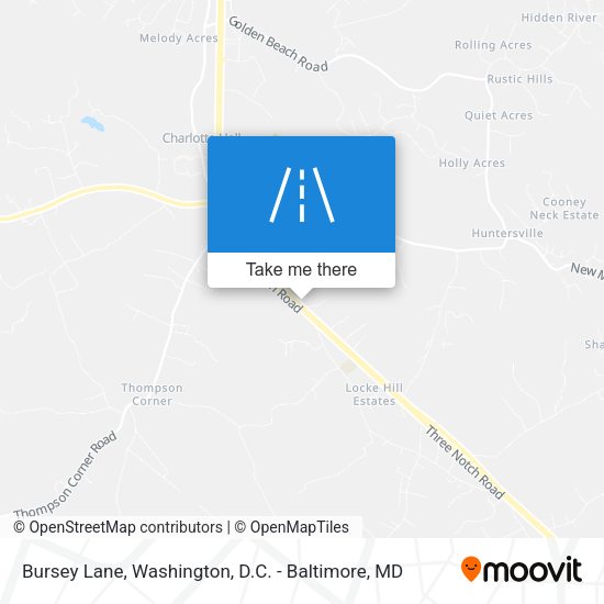 Bursey Lane map