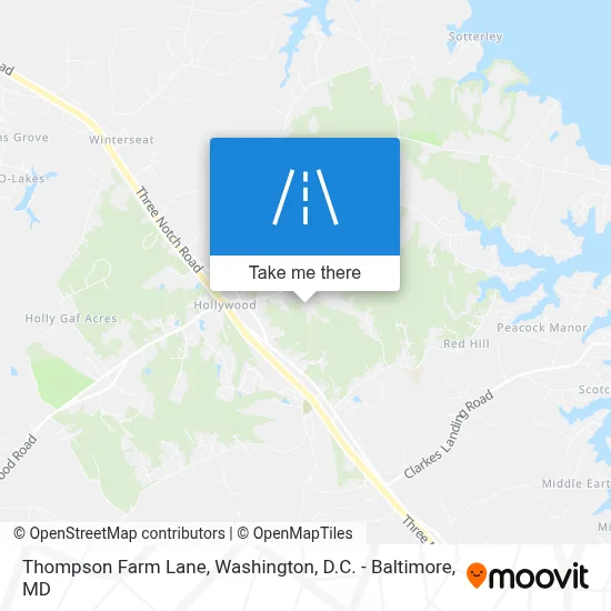 Thompson Farm Lane map