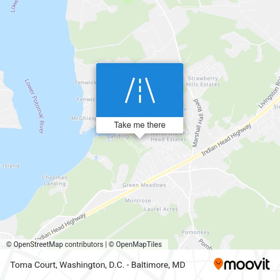 Toma Court map