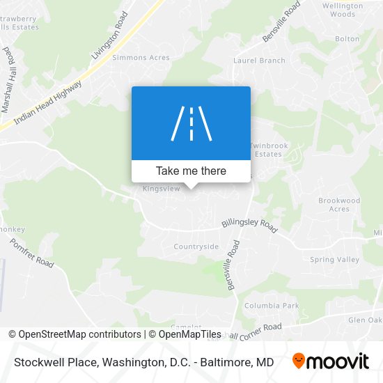Mapa de Stockwell Place