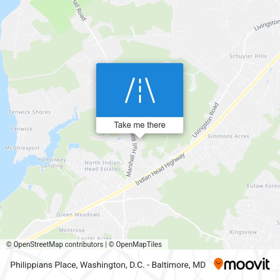 Philippians Place map