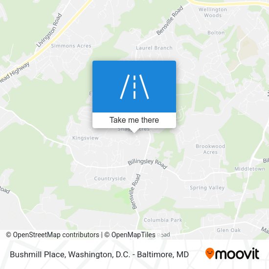 Mapa de Bushmill Place