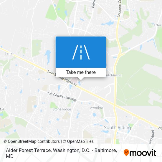 Mapa de Alder Forest Terrace