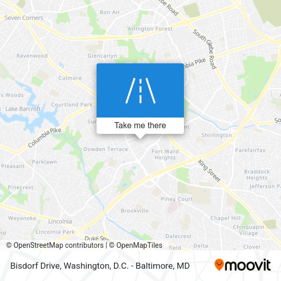 Bisdorf Drive map