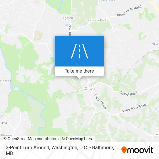 3-Point Turn Around map
