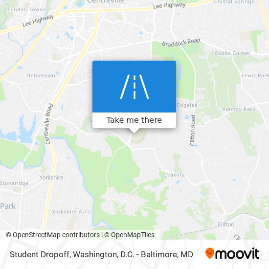 Student Dropoff map