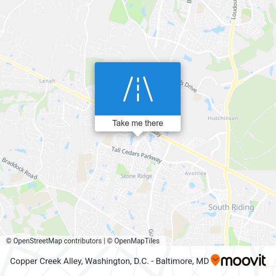 Mapa de Copper Creek Alley