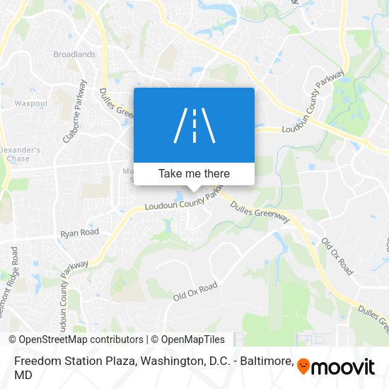 Freedom Station Plaza map