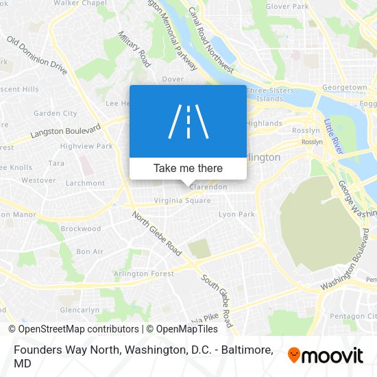 Mapa de Founders Way North
