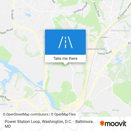 Power Station Loop map