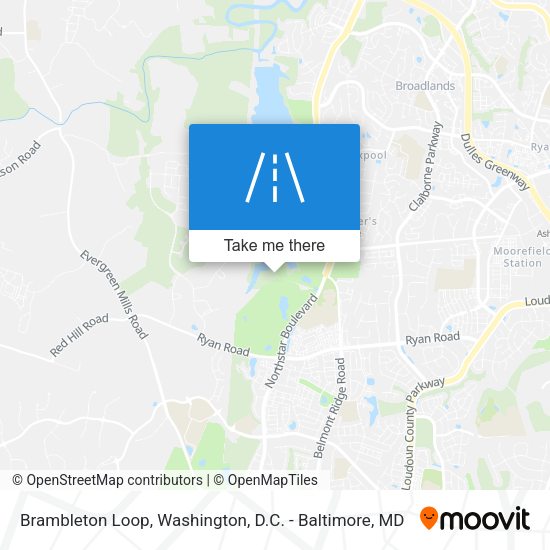 Mapa de Brambleton Loop