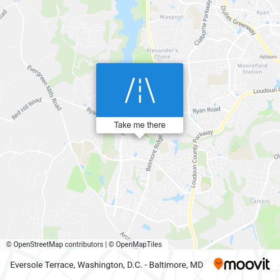 Eversole Terrace map