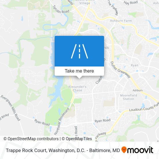 Trappe Rock Court map