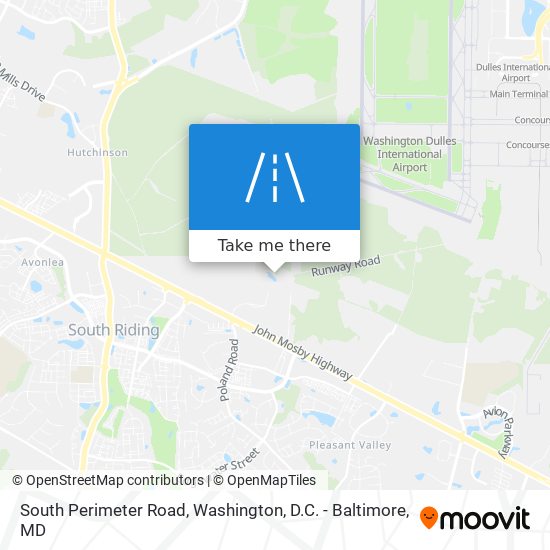 Mapa de South Perimeter Road