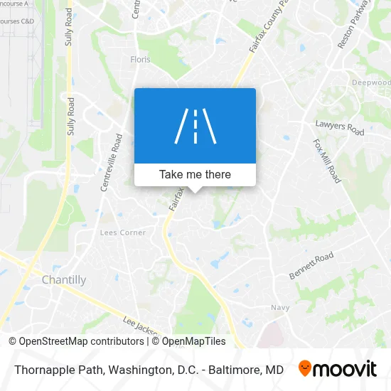 Thornapple Path map