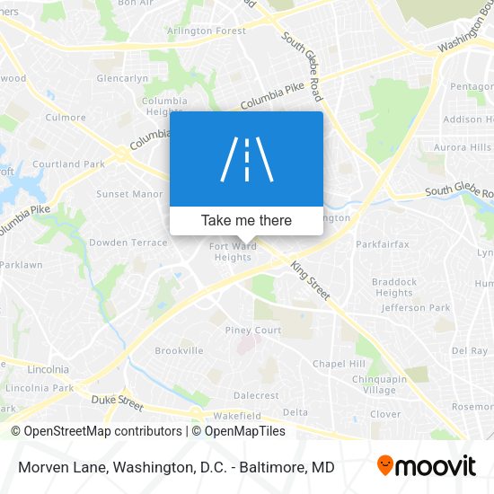 Mapa de Morven Lane