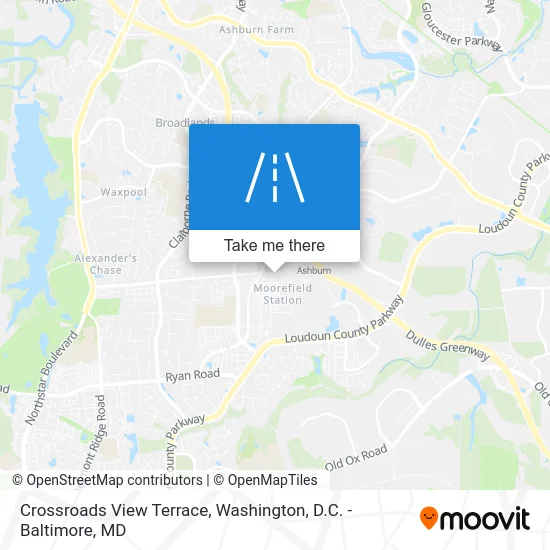 Crossroads View Terrace map