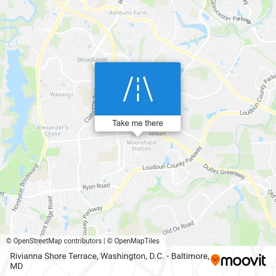 Rivianna Shore Terrace map